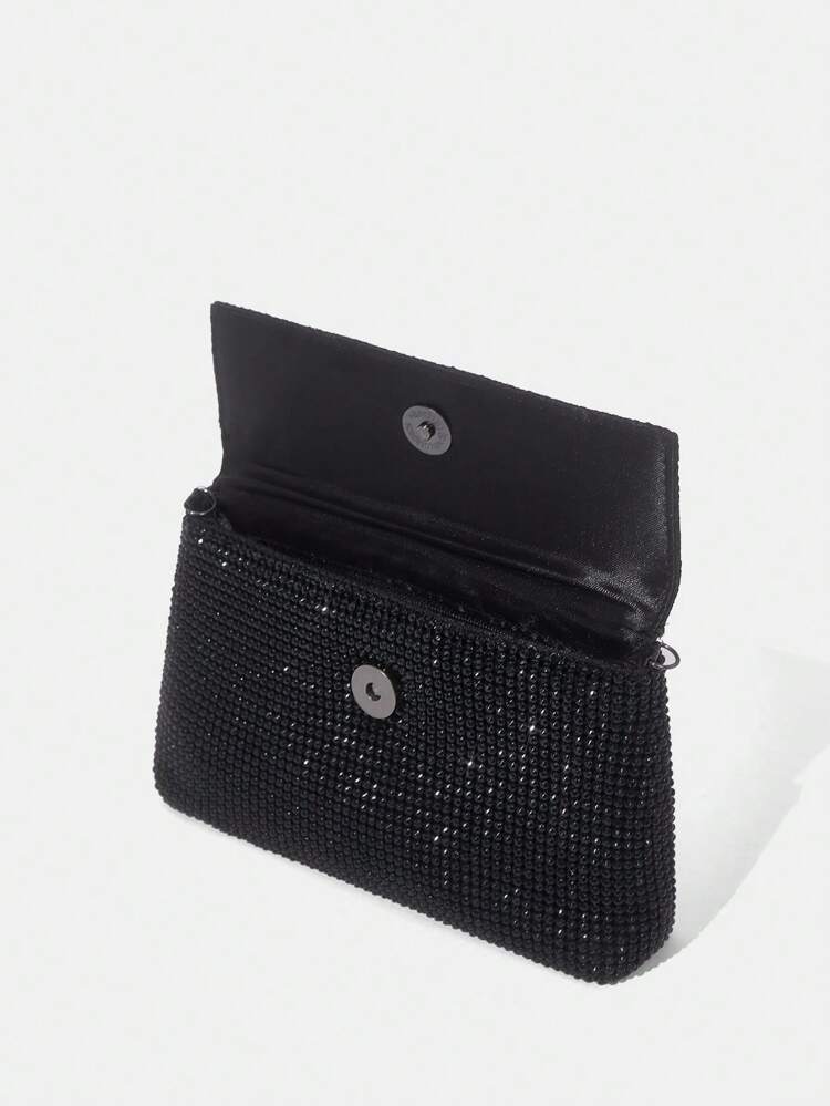 Ladies' Solid Color Simple Style Crossbody Bag