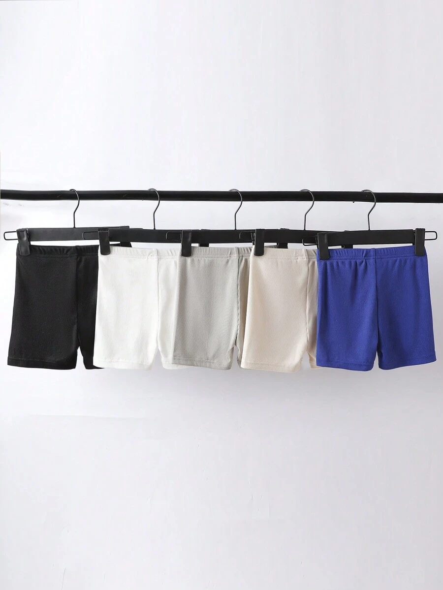 5入組嬰兒男童夏季休閒彈性透氣色塊短褲,5種顏色可選