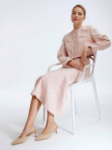 MOTF PREMIUM 純色尖頭拖鞋 - 杏色 - 查看 3