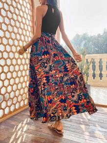 Breezaya Robe Dos Nu Sans Manches À Motif Imprimé - Multicolore - Voir 2