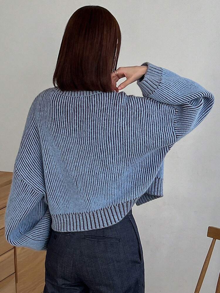 Women's Rib Knit Tie Cardigan,Long Sleeve Tops