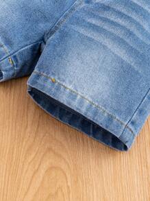 SHEIN Set de blugi în stil Ramadan de primăvară/vară 3 buc