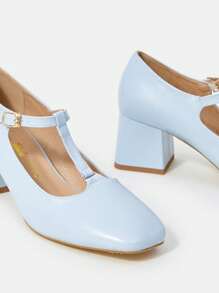 CUCCOO DOLLMOD Của phụ nữ Giày cao gót Giày nữ Baotou - Màu xanh lam - Xem 4