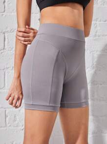 Teenage Girls' Sports Running Shorts - Grey - View 1