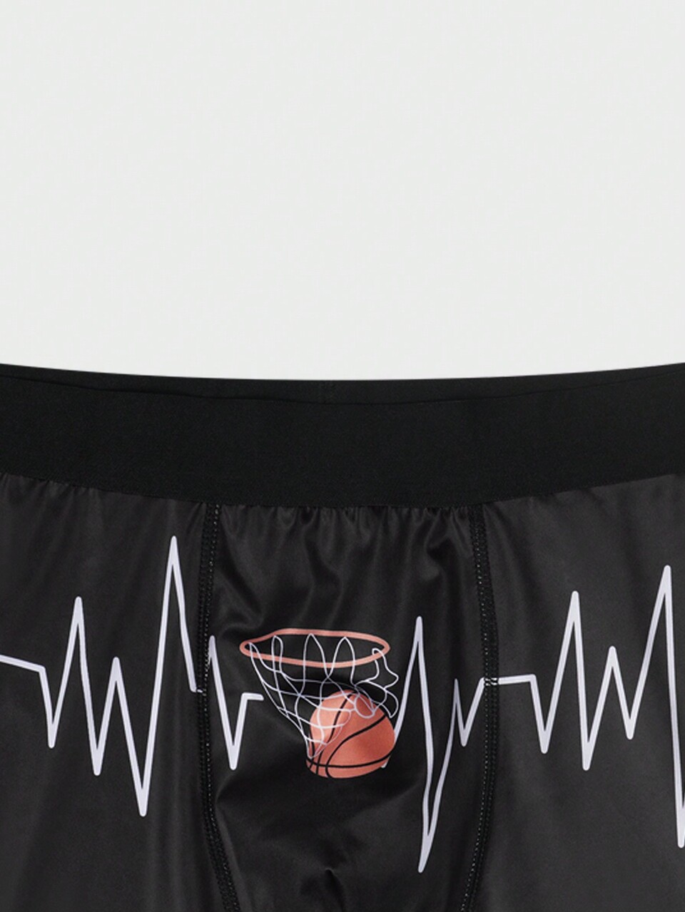 Men'S Basketball Printed Square Leg Underwear