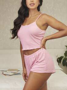 NỮ Đồ ngủ Bộ - Hồng - Xem 4