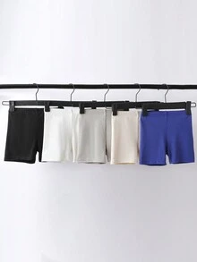 5入組嬰兒男童夏季休閒彈性透氣色塊短褲,5種顏色可選