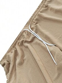 Manfinity Homme Two-Piece Set Of Men'S Plus Size Solid Color Casual Apparel