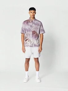 SUMWON Button Through Shirt With All Over Print - Multicolor - View 3