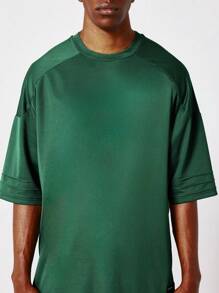 SUMWON 复古运动网眼球衣风格运动 T 恤幸运数字 9 圣帕特里克节爱尔兰队精神超大休闲街头服饰 3 月 17 日庆祝活动 - 綠色 - 查看 4