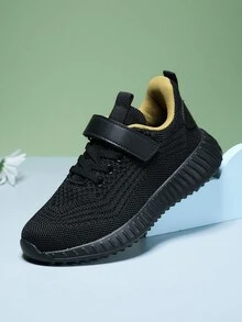 New Arrivals Children's Spring/Summer Fashionable Breathable Casual Sports Shoes - Black - View 4