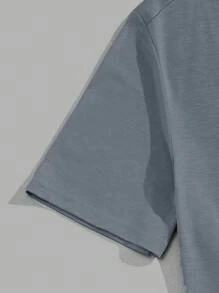 Manfinity Hypemode Men Plus 3pcs Solid Pocket Patched Tee - Multicolor - View 11