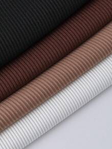 INAWLY Áo ba lỗ màu trơn cỡ lớn cho mùa hè - Nhiều màu - Xem 6