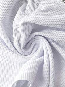 SHEIN Frenchy 女用褶襉拼布蕾絲吊帶背心 - 彩色 - 查看 4