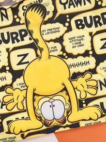 GARFIELD X SHEIN Cartoon Animal & Letter Graphic Foldable Shopping Bag