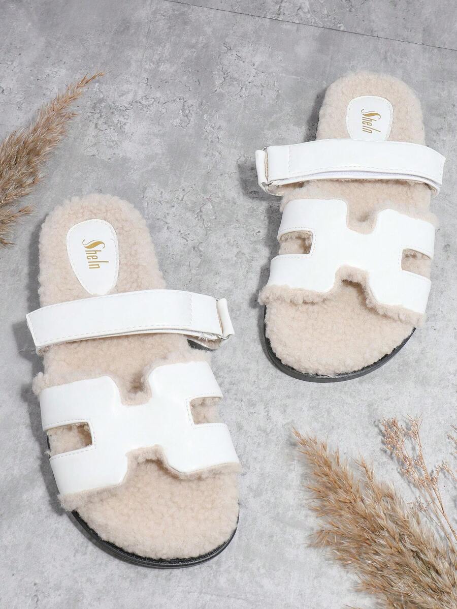 SHUZIA Women's Indoor Slippers - White - View 1