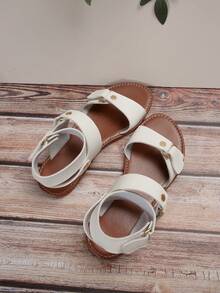 Women'S Summer Soft Comfortable Flat Roman Sandals - White - View 4