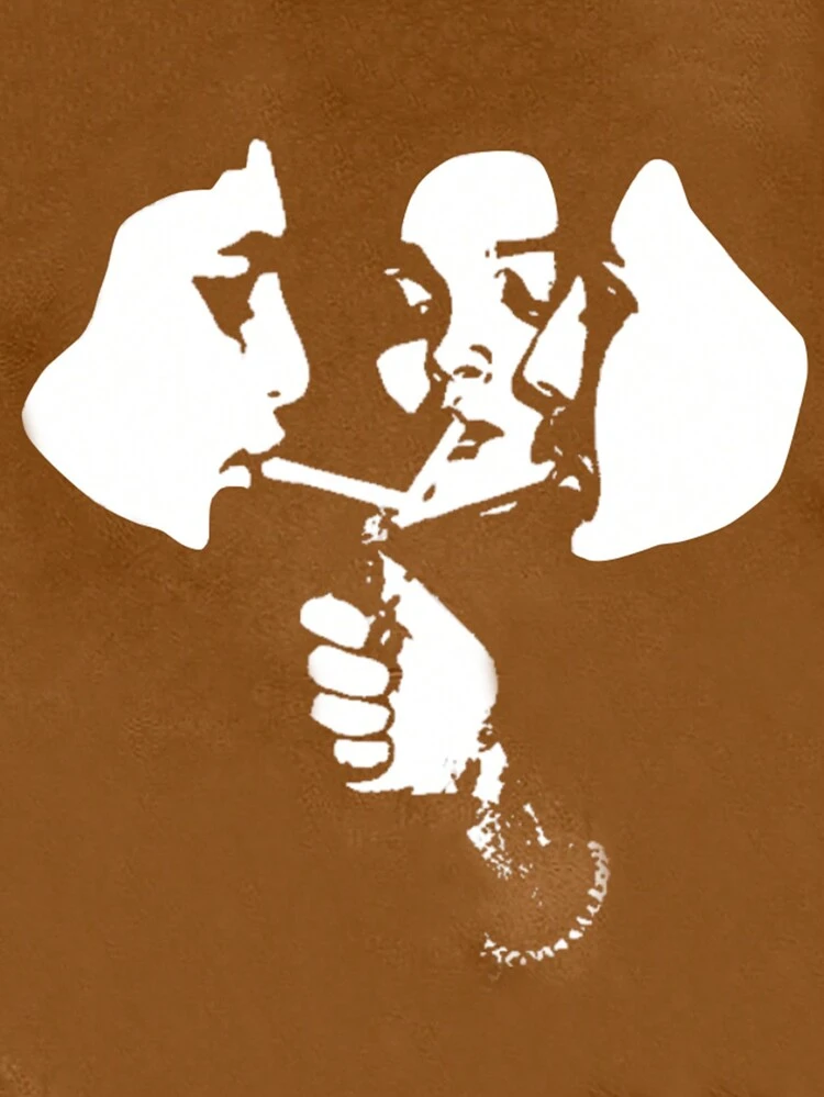 Women's Kangaroo Pocket Printed Hoodie With Portraits