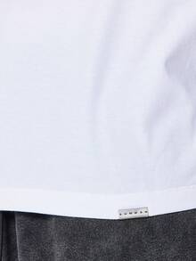 SUMWON Tee With Front And Back Graphic Print - White - View 7