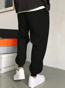 RueChic Herren-sweatpants - Schwarz - Übersicht 2