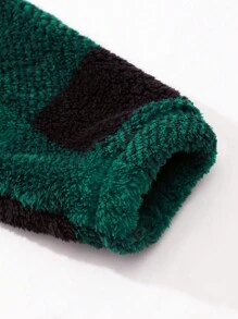 Manfinity Hypemode 男士加大碼格紋連帽羊毛衣 - 彩色 - 查看 5