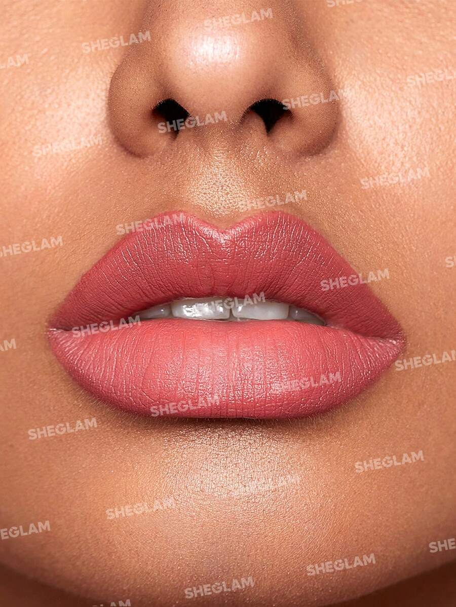 SHEGLAM Glam 101 Lipstick & Liner Duo Cherry Fudge 2In1 Matte DualEnded Lip Liner Lipstick