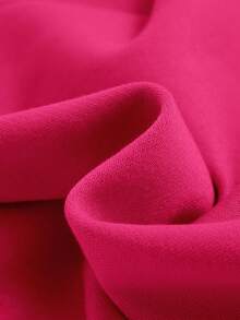 Young Girl Heart Pattern Hooded Casual Sweatshirt And Pants Two-Piece Outfit Set - Hot Pink - View 6