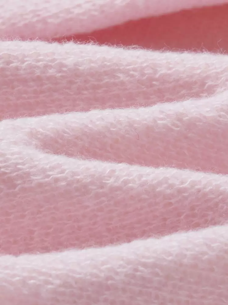 Manfinity EMRG Men's Round Neck Long Sleeve Sweater, Fall/Winter - Baby Pink - View 6