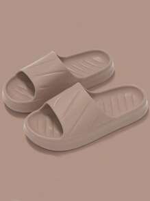 Mới Đúng mốt Mềm mại Nâu Bánh mì nướng Kim cương Mẫu Giày dép Với Trượt & Mùi Chống lại EVA Chất liệu , Thích hợp Đối với Phòng tắm & Nhà Sử dụng , Nam Kích thước - màu nâu - Xem 4