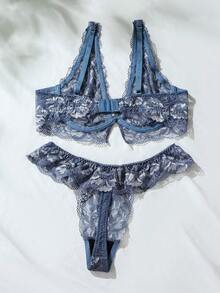 SHEIN 女士性感蕾絲內衣套裝