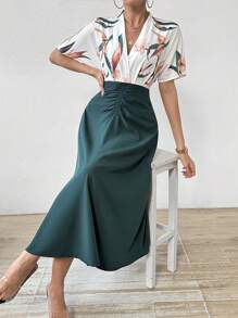 Chiquease Women'S Floral Printed Batwing Sleeve Dress - Multicolor - View 5