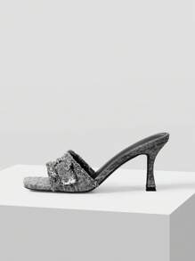 MOTF PREMIUM WOMEN'S CASUAL HIGH HEEL SANDALS WITH SQUARE TOE AND THIN HEEL