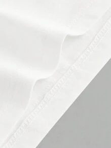 SHEIN EZwear 基本图案多层抹胸吊带背心上衣 - 黑色 - 查看 4