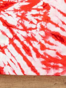 SHEIN 男童蜘蛛印花染色短袖t恤,夏季 - 彩色 - 查看 6