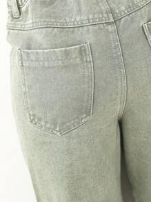 SHEIN Wildeya Pantalon Évasé Pour Filles Pré-adolescentes, Décontracté, À La Mode Pour Les Jours