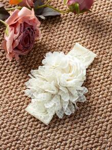 嬰兒攝影立體花朵髮箍道具 - 彩色 - 查看 5