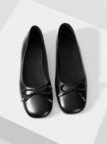 MOTF PREMIUM BOWKNOT DECOR WOMEN'S FASHION FLAT SHOES VACATION SHOES SUMMER