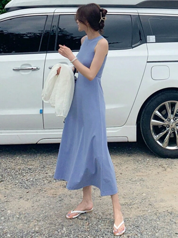 white christmas dresses Zeagoo Women Summer Dresses Sleeveless Casual Tank Dress – ZEAGOO main image 0