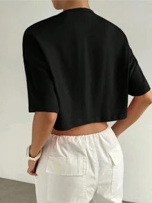 Camisetas De Mujer - Negro - Ver 2