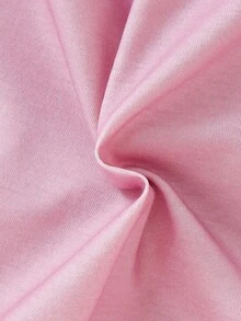 Cô gái Tween Tim & Lá thư In Ngắn tay Đầm - Bụi hồng - Xem 3