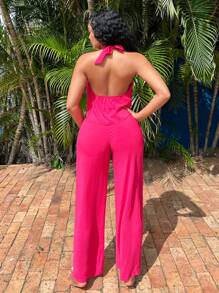 SHEIN SXY Women Two Pieces Sets Summer Sets Summer Outfits - Hot Pink - View 2