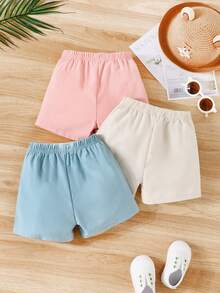 Summer Baby Boys' Multicolor Shorts Set - 3pcs - Multicolor - View 2