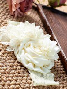 嬰兒攝影立體花朵髮箍道具 - 彩色 - 查看 3