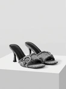 MOTF PREMIUM WOMEN'S CASUAL HIGH HEEL SANDALS WITH SQUARE TOE AND THIN HEEL