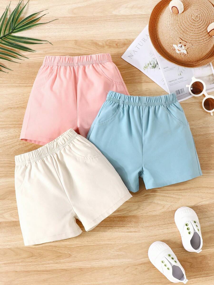 Summer Baby Boys' Multicolor Shorts Set - 3pcs - Multicolor - View 1