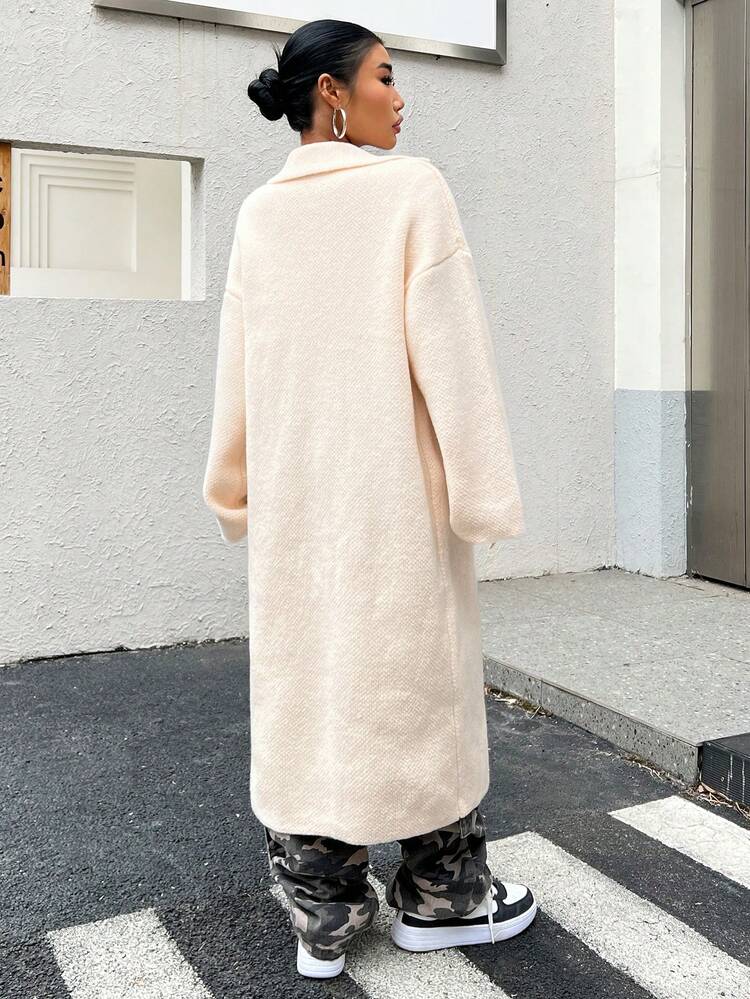 Women's Long Lantern Sleeve Cardigan