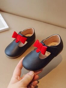 2022年夏季新款女孩平底鞋,軟底公主鞋,時尚舒適,防滑鞋底,休閒兒童鞋 - 黑色 - 查看 3