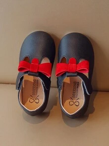 2022年夏季新款女孩平底鞋,軟底公主鞋,時尚舒適,防滑鞋底,休閒兒童鞋 - 黑色 - 查看 2