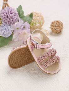New Summer Style Cute Soft Sole Sandals And First Walkers For 0-1 Year Old Infant - Pink - View 2