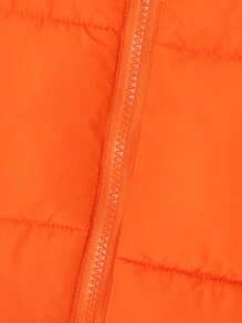 SHEIN Tween 女童雙面無袖襯墊背心,秋冬 - 彩色 - 查看 5